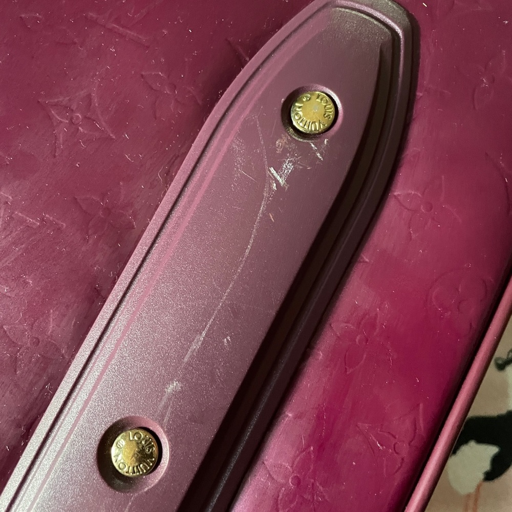 Violette monogram Vernis leather Louis Vuitton Pegase 45 - Picture 9 of 15